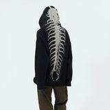 American High Street Punk Print Sweatshirts Y2k Aesthetic Office Lady Loose Lazy Jumpers Harajuku Streetwear Gothic Hoodies