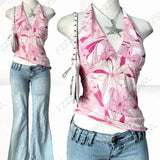 2000s New Fashion Hot Girls Casual Leopard Print Tube Top Punk EMO Rock Aesthetic Crop Top Y2K Harajuku Retro Women's Streetwear