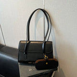Pbong  Fashionable Pure Color Women's Shoulder Bag Stylish Underarm Bag Crossbody Bag Quality Material Spring Summer Casual Bag