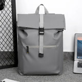 Pbong  Solid Color Backpack,Students Large Capacity Computer Backpack, College Students SchoolbagIdeal for School,Travel,Outdoor Sports