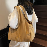 Pbong  Korean Canvas Women Shoulder Bag Big Female Student Tote Shopper Bag Large Fashion Cotton Cloth Girl Bookbag Woman Handbags
