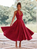 Jacquard Waist Wrap A-line Dress Women Mini 2024 Spring Summer Dress Elegant Bow Backless Sexy Party Dresses