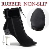 Boots Luxury Women's Comfy Breathable Prom Outdoor Latin Sexy For stilettos High Heels slippers Ballroom