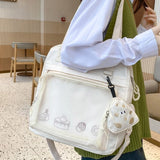 Girls Japanese Style Shoulder Bag Cute Ita Crossbody Bag Students Casual Bag Handbag Women Large Capacity Messenger Bag