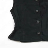 Pbong  Y2K Harajuku Womens Crop Top Sexy Slim Casual Button-Down Sleeveless Turtleneck T-Shirt Goth Punk Rock Hip Hop Hottie Streetwear