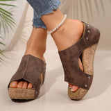 Women Slippers Comfortable Shallow Casual Outdoor Beach Slippers Summer New Fashion Wedges Casual Sandals for Women