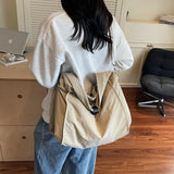 Pbong  Women's Fashion Large Canvas Shoulder Crossbody Bag for Woman Cloth Girl Messenger Bags Female Student Bookbag Handbags