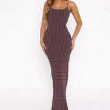 Lace-Up Print Backless Dress Women Summer Trend Sexy Spaghetti Strap Sleeveless Slim Midnight Clubwear Party Vestidos