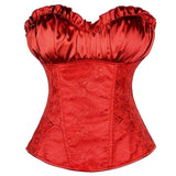 Sexy Lace Up Boned Gothic Corset Plus Size Body Shaper Clothing Women Steampunk Shapewear Bodysuit Waist Trainer Clothes Corsets