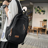 Pbong  Casual Backpack for Women Men Large Capacity Canvas Travel Backpacks Boys Girls School Backpack Lightweight Women's Bag