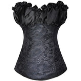 Sexy Lace Up Boned Gothic Corset Plus Size Body Shaper Clothing Women Steampunk Shapewear Bodysuit Waist Trainer Clothes Corsets