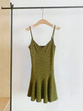 Pbong  Summer Y2k Sweet All Match V Neck Sleeveless Flower Print Vintage Short Dresses