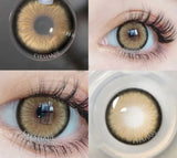 1 Pair Color Contact Lenses for Eyes Big Eye Lenses Blue Contacts Gray Lenses Brown Lenses Yearly Cosmetic Eye Lenses