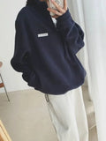 Korean Warm Fleece Fluffy Zip Hoodies Women Casual Kpop Fashion Plus Velevt Sweatshirt Top Autumn Winter