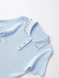 Sweet New Euramerican High Street O Neck Diamond Knitted Pullovers Y2k Solid Simple Korean Elegant Jumper Harajuku Punk Clothes