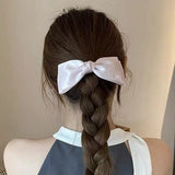 Women's Hair Clip Sweet Style French Double Bow Spring Clip Sweet Hair Stereo Clip Kawaii Hair Accessories Bow Clip Hair Band