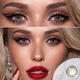 Colored Contact Lenses For Eyes 1pair Brown EyeContacts Lense Yearly Use Beauty Makeup Blue Color Contact Lenses