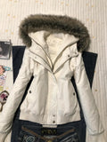 Jackets Women 2025 Autumn Winter Vintage Furry Patchwork Hooded Slim 2000s Fashion Coats Female Y2k Aesthetic Harajuku