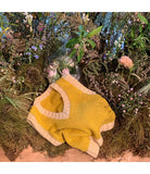 Pbong  Checkerboard Knit Tank Top for Women Contrast Color Crew Neck Sleeveless Crop Sweater Vest Teengirl 90s Y2K Spring Summer Outfit