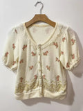 Last One Japan Liz Lisa Lace Knitted Long Sleeve Cardigan Sweater