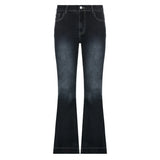 New Flare Jeans Women's Low Waist Trousers Vintage Aesthetic Denim Pants Streetwear Mom Casual Korean Fashion Y2k  Jeans