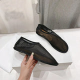 Pbong  Ins style Fashion Women Lazy Loafers Mesh Ballet Flats Spring Summer Walking Dance Shoes Woman ﻿Breathable Slip-on Espadrilles