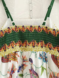 Holiday Printed Long Maxi Dresses Women Beach Straps Slip Sleeveless Summer Loose Dress Casual Fashion Fairycore Vestido