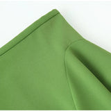 Pbong  Asymmetric Draped High Waist Mini Skirt Structured Fabric Layered Flounce Hem Summe rChic  Bold Women Streetwear Outfit