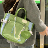 High Capacity Fashion Tote Cute Nylon Canvas Handbag Women's Bags Crossbody Bag Wallet Storage Bag Purses Tote Bags for Women