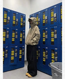 Grunge Black Jeans Women Y2k Vintage Oversized High Street Wide Cargo Denim Trousers Casual Baggy Straight Denim Pants