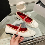 Pbong  New Female Height Increasing Dress Ladies Flat with Shoes Fashion Rivet Buckle Strap Women Mary Janes Lolita Shoes