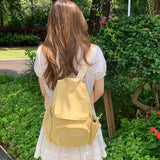 Pbong  Fashion Female Backpack Canvas Women Large Shoulder School Bag for Teenager Girls Trend Student School Backapcks Travel
