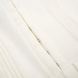 White Sleeveless Pleated Strappy Mini Dress