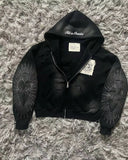 Pbong  Korean Fashion Simple Blue Double-Sided Oversized Zipper Hoodie Women Y2K New Harajuku Gothic Casual Joker Couple Street Wear