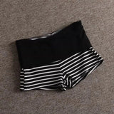Pbong  2000s Harajuku Hot Girl Striped Patchwork Mini Shorts Y2k American Vintage Summer Slim Shorts Subculture Sweet Casual Short Chic