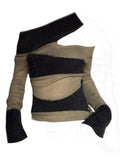 Autumn Winter Woman Vintage Contrast Color Jerseys Sweater Long Sleeve Design Pullovers Gyaru Striped Knitwears 2000s Aesthetic