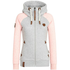 Women Sweatshirt Spring Autumn Fashion Warm Zipper Hoodies Female Streetwear Women Clothing