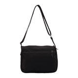 Pbong  Street Style Large Capacity Multi-Layer Crossbody Shoulder Bag Small Square Bag for Commuting Casual Simple Fashion Trendy Bag