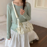 Women's Small pu Leather Buckle Drawstring Shoulder Bag Casual Aesthetic Daily Dating Crossbody Bag Fashion Handbags