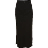 Goth Dark Grunge Casual Tag Split Women Midi Skirts Mall Gothic Punk High Raise Slim Long Skirt Y2k Sexy Fashion Streetwear