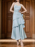 Women Party Dress Elegant and Chic Spaghetti Strap Sleeveless Vintage Bodycon Slim Evening Prom Dresses Female Birthday Vestidos