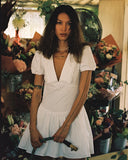 Puff Sleeve Sweet Chic Short Dress High Wasit Fashion Pleated White Summer Dress 2025 V-neck Turn Down Collar Vacation Vestidos