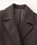 Pbong  New Autumn Winter Women Solid Double Breasted Coat Lapel Long Sleeves Short Blazer Jacket Fashion Lady Warm Outerwear