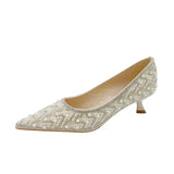 Pbong  New Women's High Heels Stiletto Heels Sequins Rhinestone Decoration Wedding Shoes Fashion Women's Dress Party Shoes