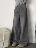 American Y2K Striped Jeans Women High Waist Vintage Harajuku Denim Pant Streetwear Vintage Loose Female Casual Trousers