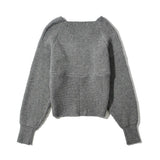 Pbong  New Autumn Winter Knitted Cropped Sweater Y2K Tops Women Long Sleeve Pullovers Sweater Legular Fashion Sweater Pull