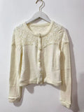 Last One Japan Liz Lisa Lace Knitted Long Sleeve Cardigan Sweater