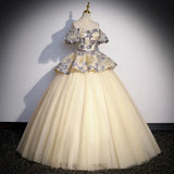 New Evening Dress Vocal Art Exam, American Voice Solo Performance, Princess Pong Dress, Adult Ceremony Dress Host