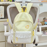 Women Teen Girls Plaid Backpack Cute Casual School Travel Daily Daypack Unbranded New Tend School Cute Travel Back Packs