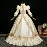 Victorian Marie Court Evening Dresses Baroque Historical Renaissance Theater Masquerade Party Gowns